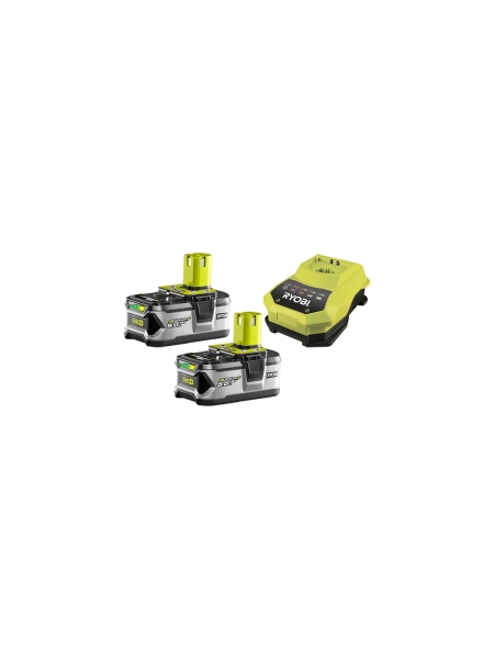 Набор Ryobi ONE+ RBC18LL50 5133002481 аккумулятор (18 В; 5.0 A*ч; Li-Ion) 2 шт. и зарядное устройство