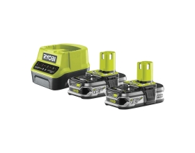 Набор Ryobi ONE+ RC18120-215 5133003361 аккумулятор (18 В; 1.5 А*ч; Li-Ion) 2 шт. и зарядное устройство RC18120