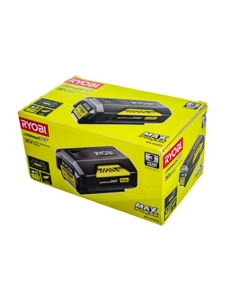 Аккумуляторная батарея (36В; 2.6 Ач; Lithium+) Ryobi BPL3626D2 5133004386