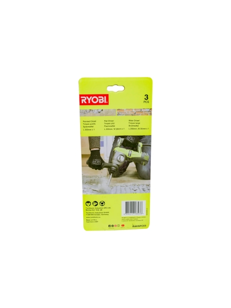Долота RAKSPC03 SDS+ Ryobi 5132004836