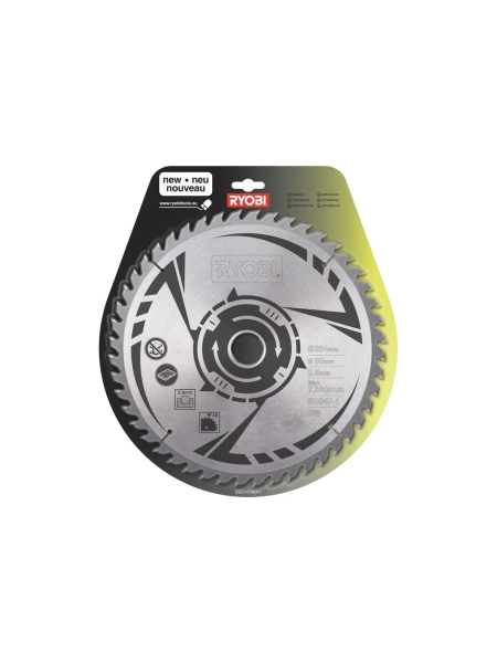 Пильный диск по дереву (254х30х2.6 мм; 48 зубьев) Ryobi SB254T48A1 5132002622