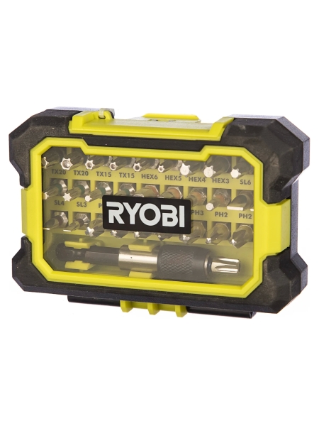 Набор бит с быстросъемным держателем бит 60 мм (32 шт) Ryobi RAK32MSD 5132002798