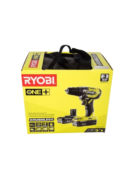Бесщеточная ударная дрель-шуруповерт Ryobi ONE+ R18PD5-220S 5133003734