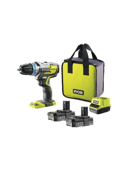 Бесщеточная ударная дрель-шуруповерт Ryobi ONE+ R18PDBL-220S 5133003436