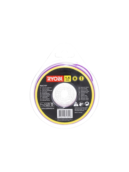 Леска для триммеров (1,6 мм; 15 м; круг) Ryobi RAC101 5132002638