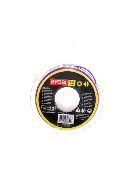 Леска для триммеров (1,6 мм; 15 м; круг) Ryobi RAC101 5132002638
