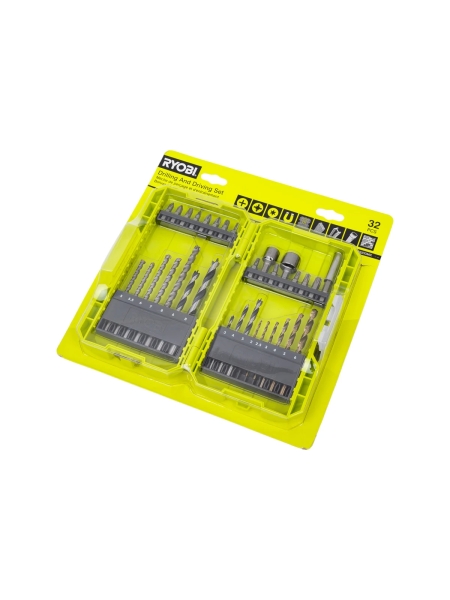 Набор бит и сверл RAK32DDMIX 32 шт Ryobi 5132004425