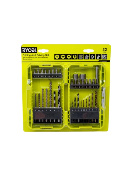 Набор бит и сверл RAK32DDMIX 32 шт Ryobi 5132004425