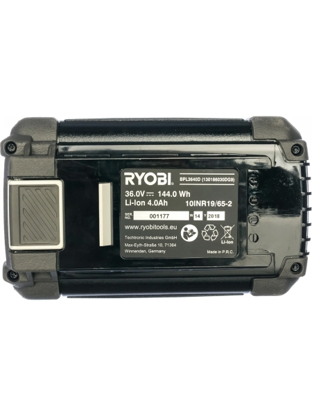 Аккумулятор Ryobi BPL3640D 5133002331 (36 В; 4.0 A*ч; Li-Ion)
