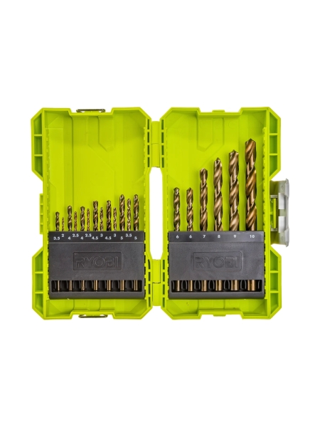 Набор сверл по металлу RAK19HHS2 (19 шт; 2-10 мм) Ryobi 5132004390