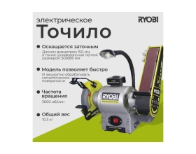 Точило Ryobi RBGL250G 5133004825