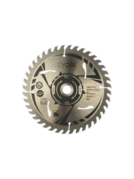 Пильный диск для R18CS (165х16х1.6 мм; 40 зубьев) Ryobi CSB165A1 5132002774