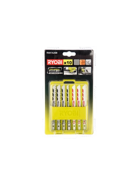 Набор пилок для лобзика 10 шт. Ryobi RAK10JSB 5132002702
