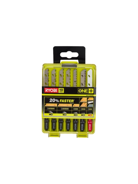 Набор пилочек для лобзика 10 шт Ryobi 5132002811