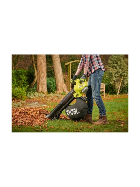 Бесщеточный садовый пылесос-воздуходувка Ryobi ONE+ 18В RY18BVXA-150 5133005666