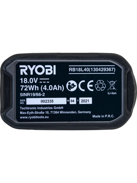 Бесщеточная газонокосилка Ryobi ONE+ RY18LMX40A-240 18В 5133004587