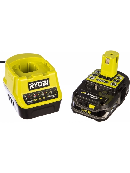 Набор Ryobi ONE+ RC18120-115 5133003357 аккумулятор (18 В; 1.5 А*ч; Li-Ion) и зарядное устройство RC18120