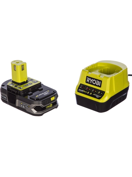 Набор Ryobi ONE+ RC18120-115 5133003357 аккумулятор (18 В; 1.5 А*ч; Li-Ion) и зарядное устройство RC18120