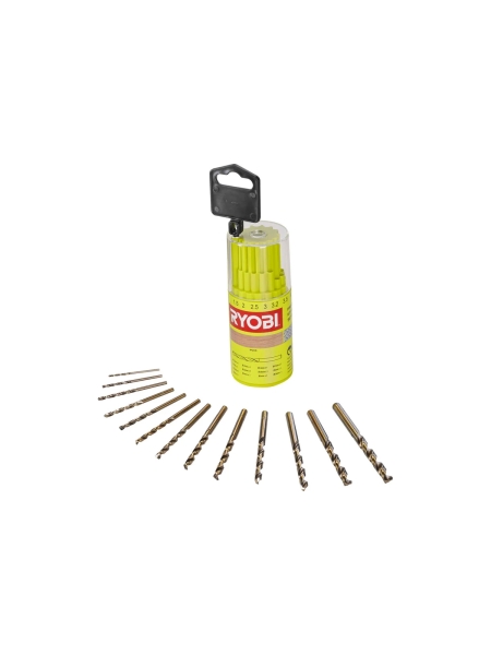Набор сверл по металлу RAK13HSS (13 шт; 1.5-6.5 мм) Ryobi 5132004523