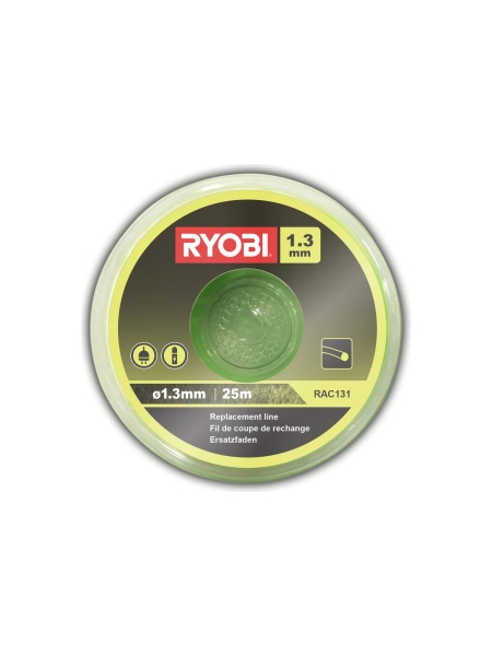 Леска (1.3 мм; 25 м; круг) RAC131 Ryobi 5132002624