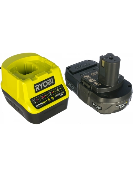 Набор Ryobi ONE+ RC18120-120 5133003368 аккумулятор (18 В; 2.0 А*ч; Li-Ion) и зарядное устройство RC18120
