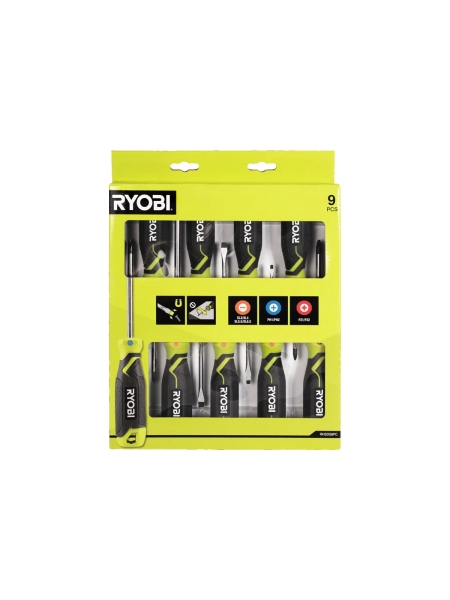 Набор отверток Ryobi RHSDS9PC 5132006047