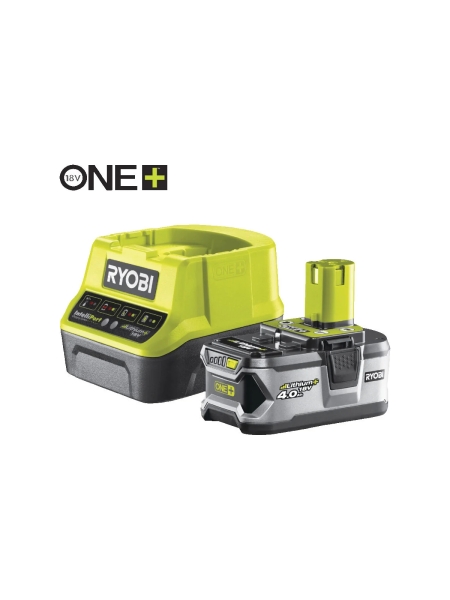 Набор Ryobi ONE+ RC18120-140 5133003360 аккумулятор (18 В; 4.0 A*ч; Li-Ion) и зарядное устройство RC18120