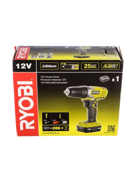 Аккумуляторная дрель-шуруповерт Ryobi R12SD-L13G 5133002322
