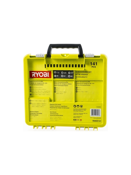 Набор бит (141 шт.) Ryobi RAKD141 5132004667