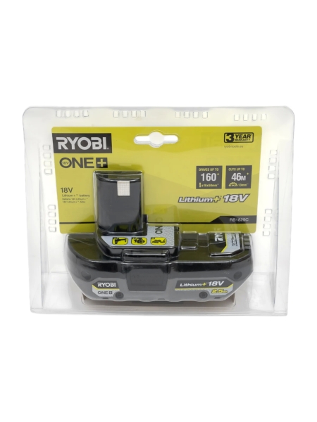 Аккумулятор RB1825C ONE+ 18В, 2.5Ач Ryobi 5133005516