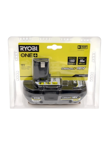 Аккумулятор RB1825C ONE+ 18В, 2.5Ач Ryobi 5133005516