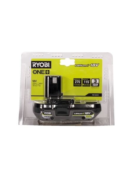 Аккумулятор RB1825C ONE+ 18В, 2.5Ач Ryobi 5133005516