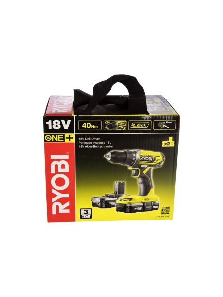 Дрель-шуруповерт Ryobi ONE+ R18DD2-213S 5133004374