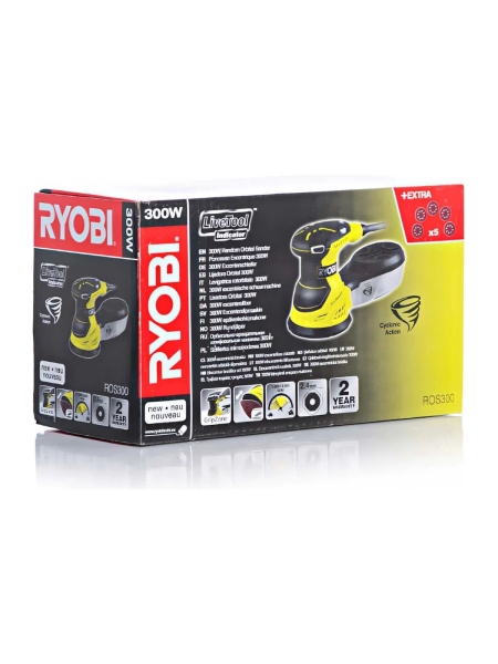 Эксцентриковая шлифмашина Ryobi ROS300 5133001144