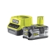 Набор Ryobi ONE+ RC18120-150 5133003366 аккумулятор (18 В; 5.0 А*ч; Li-Ion) и зарядное устройство RC18120