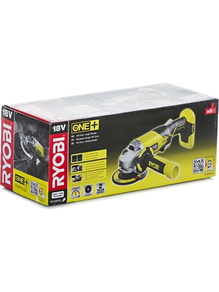 Аккумуляторная угловая шлифмашина Ryobi ONE+ R18AG-0 5133001903