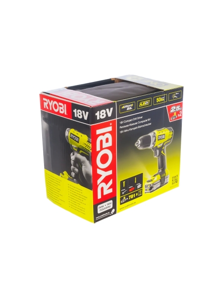 Дрель-шуруповерт Ryobi ONE+ RCD18-LL25S 5133002214