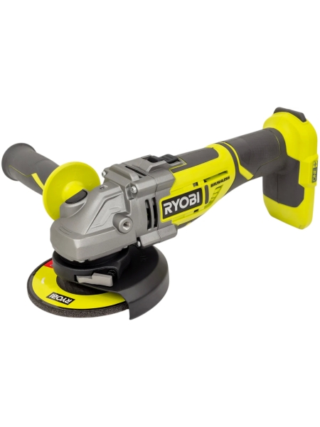 Углошлифмашина бесщеточная Ryobi ONE+ R18AG7-0  без аккумулятора в комплекте 5133002852