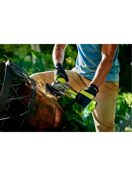 Углошлифмашина бесщеточная Ryobi ONE+ R18AG7-0  без аккумулятора в комплекте 5133002852