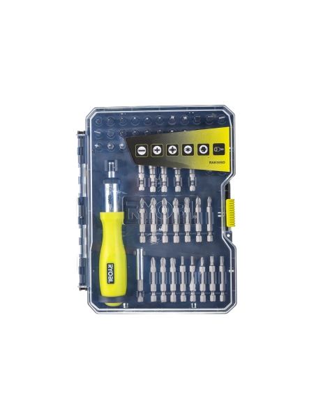 Отвертка с набором бит и торцевых головок 59шт Ryobi RAK59SD 5132002251