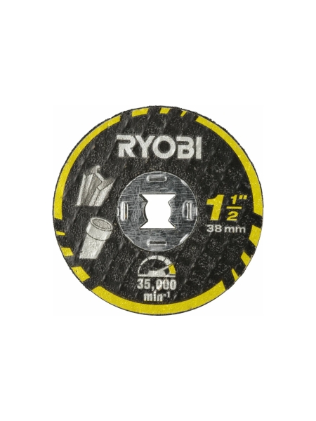Насадка для прямошлифмашины RAR301-6 5 отрезных дисков, 38 мм + держатель Ryobi 5132005836