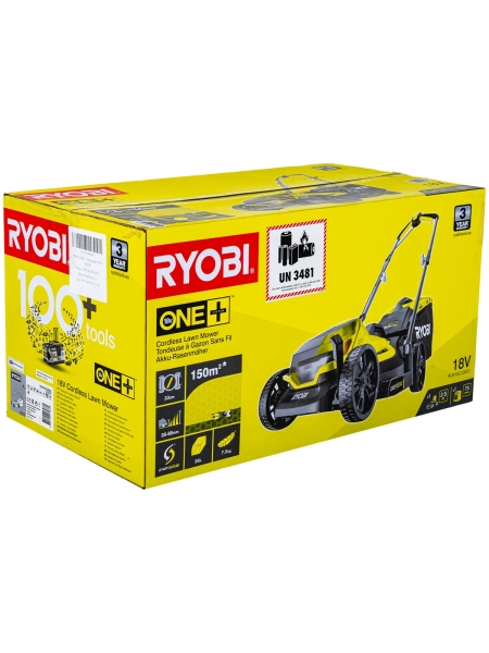 Газонокосилка Ryobi ONE+ 18В RLM18C33B-25 5133004323