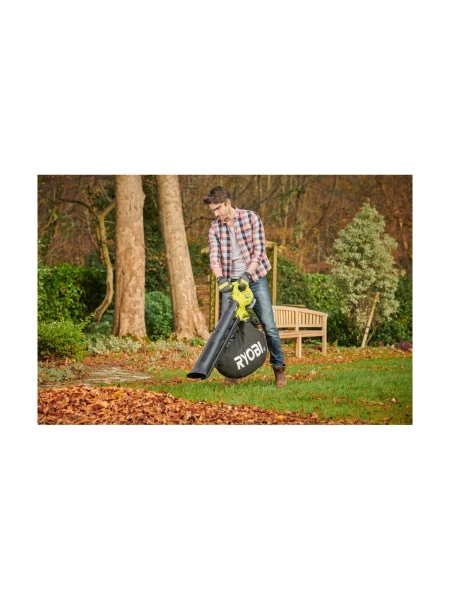 Бесщеточный садовый пылесос-воздуходувка Ryobi ONE+ 18В RY18BVXA-0 5133005546
