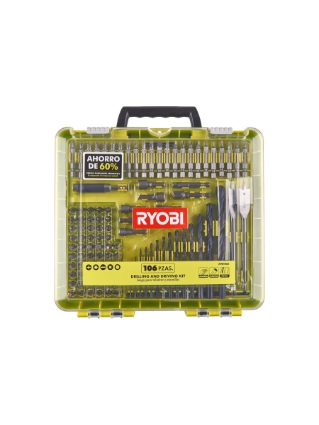 Набор бит и сверл RAKDD106 106 шт Ryobi 5132004759