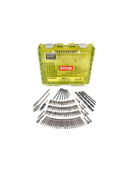 Набор бит и сверл RAKDD106 106 шт Ryobi 5132004759