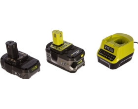 Набор Ryobi ONE+ RC18120-242 5133003365 аккумуляторы (18 В; 4.0 А*ч + 2.0 A*ч; Li-Ion) и зарядное устройство RC18120