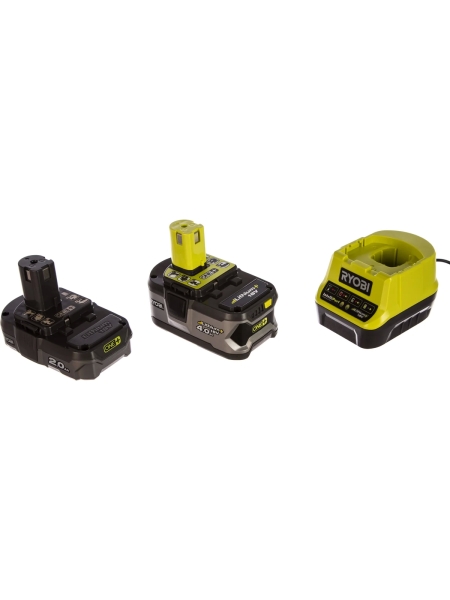 Набор Ryobi ONE+ RC18120-242 5133003365 аккумуляторы (18 В; 4.0 А*ч + 2.0 A*ч; Li-Ion) и зарядное устройство RC18120