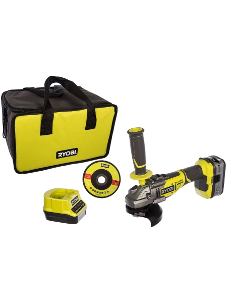 Бесщеточная углошлифмашина Ryobi ONE+ R18AG7-140S 5133004231