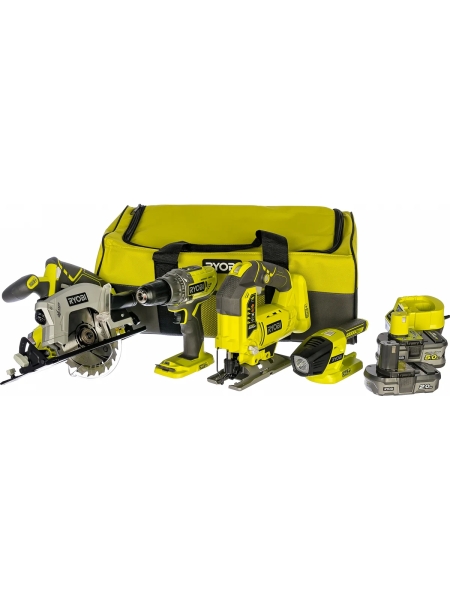 Набор аккумуляторных инструментов Ryobi ONE+ R18CK4A-252S 5133003579