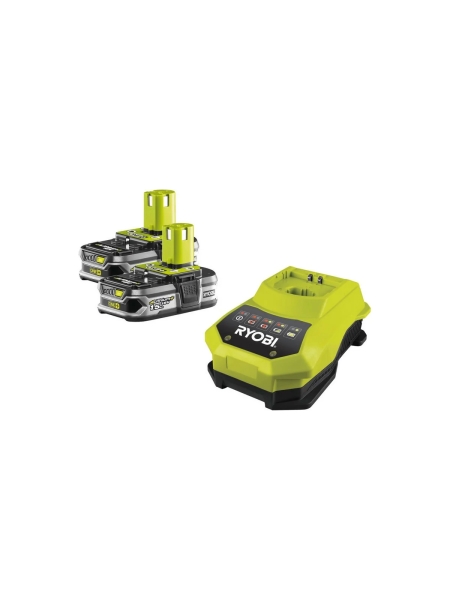 Набор Ryobi ONE+ RBC18LL15 5133001914 аккумулятор (18 В; 1.5 А*ч; Li-Ion) 2 шт. и зарядное устройство